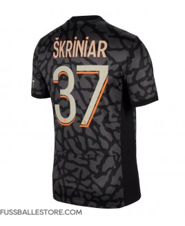 Günstige Paris Saint-Germain Milan Skriniar #37 3rd trikot 2023-24 Kurzarm